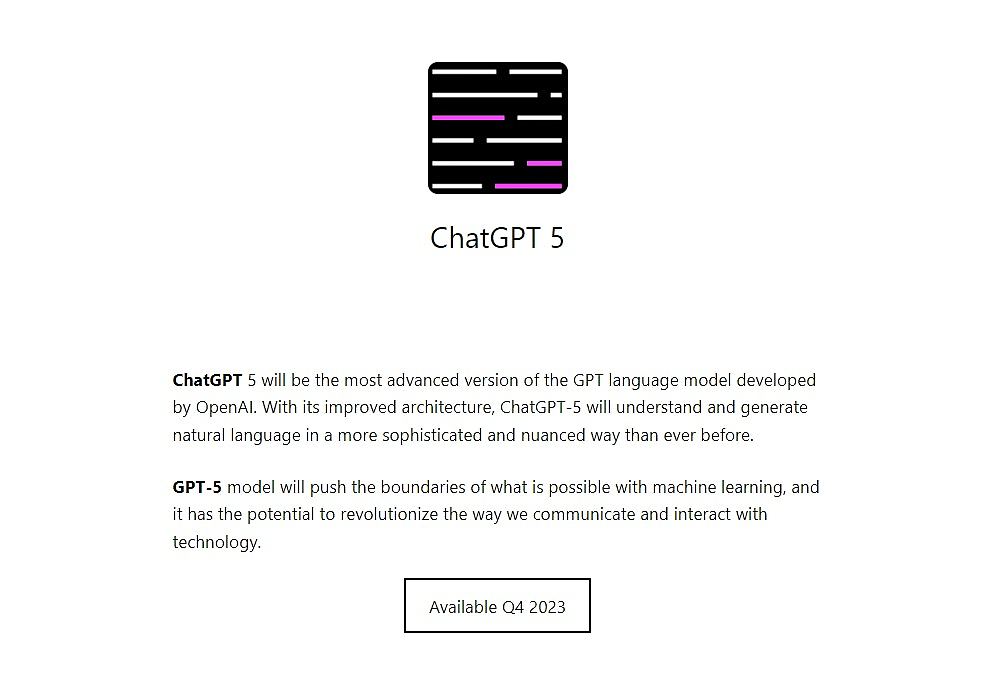 ChatGPT第5代2023年第4季面世，业内人士：人工智慧或可追上人类（组图） - 2
