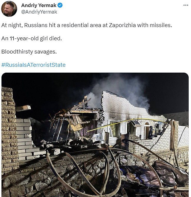 俄军袭击民宅又毁了一个乌克兰家庭！11岁女童和父亲惨遭飞弹炸死（组图） - 2