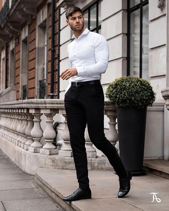 【时尚】白衬衫配黑色西裤就很正式？试试这样搭，轻松穿出潮流范（组图） - 4
