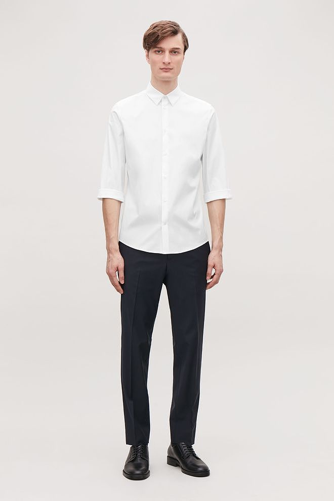 【时尚】白衬衫配黑色西裤就很正式？试试这样搭，轻松穿出潮流范（组图） - 9