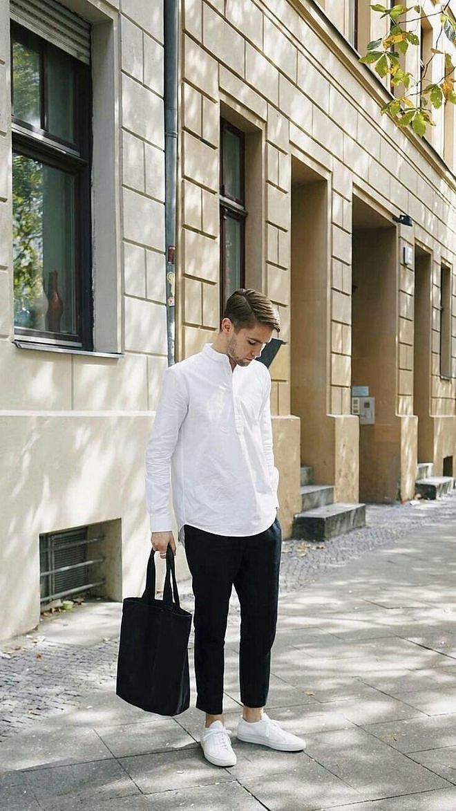 【时尚】白衬衫配黑色西裤就很正式？试试这样搭，轻松穿出潮流范（组图） - 7