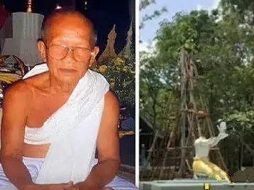 泰国僧人制作砍头台，把自己斩首后，要把头颅献给佛祖（组图） - 1