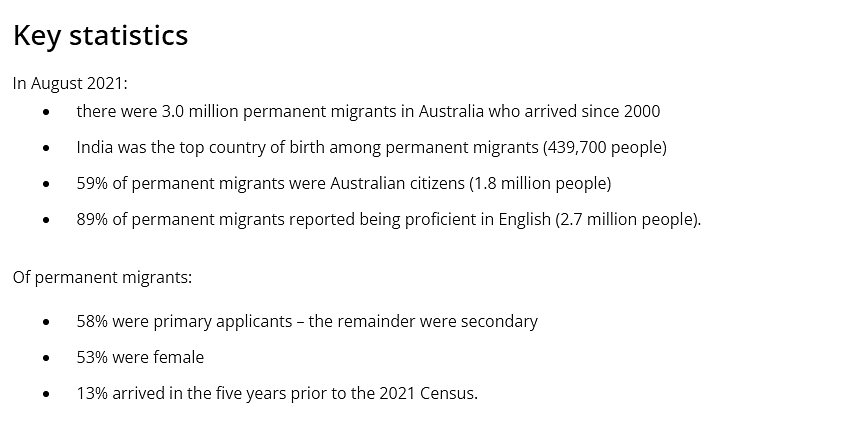 澳洲发布永久移民报告，中国移民人数33.5万，为第二大来源地（组图） - 2