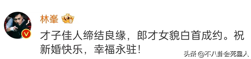 窦骁何超莲结婚，超20个明星送祝福，林峰有诗意，奚梦瑶最意外（组图） - 8