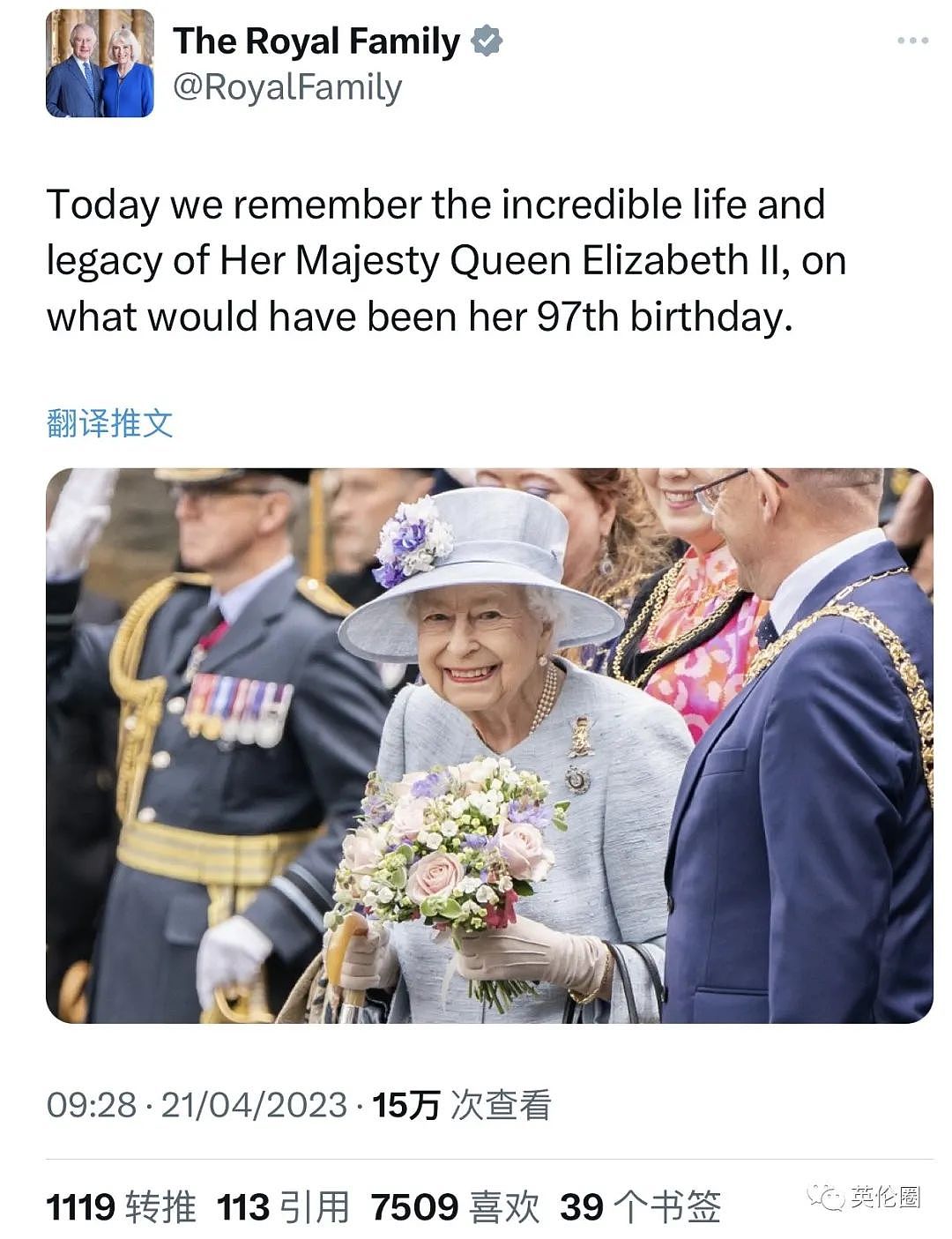 女王去世后首个生日，英媒追忆： 她工作到最后一刻！ 查尔斯：我还是很想妈妈...（组图） - 2