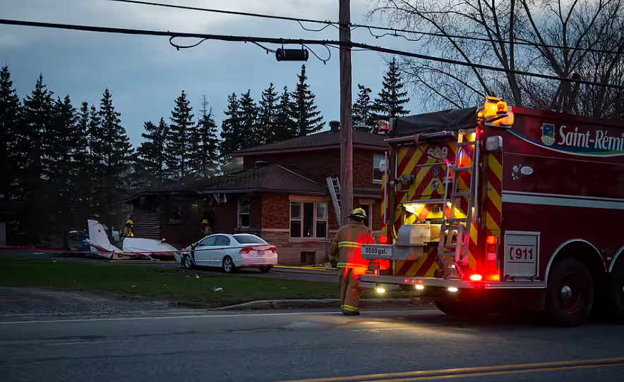 加拿大一架飞机坠毁居民区，砸中两栋民宅燃起大火，2名男子命危（组图） - 10