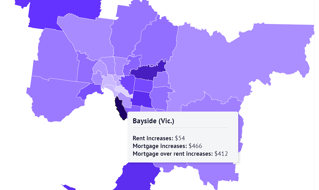 每周亏$412！墨尔本各区房贷涨幅 VS 租金涨幅，这几个区最惨（组图） - 3