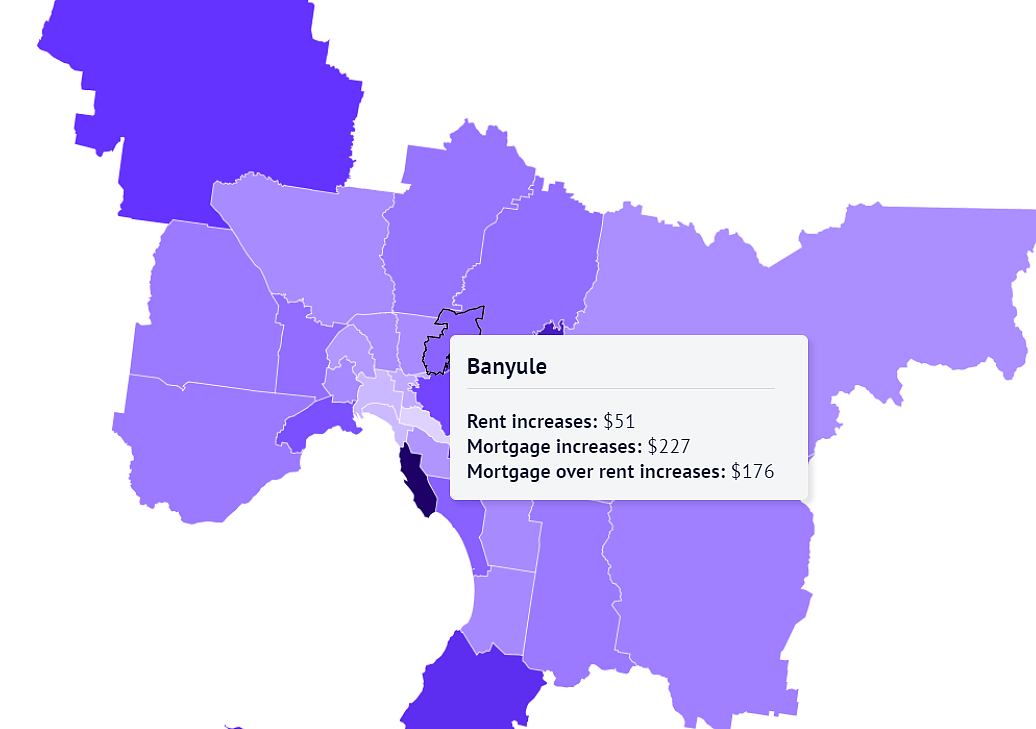 每周亏$412！墨尔本各区房贷涨幅 VS 租金涨幅，这几个区最惨（组图） - 12