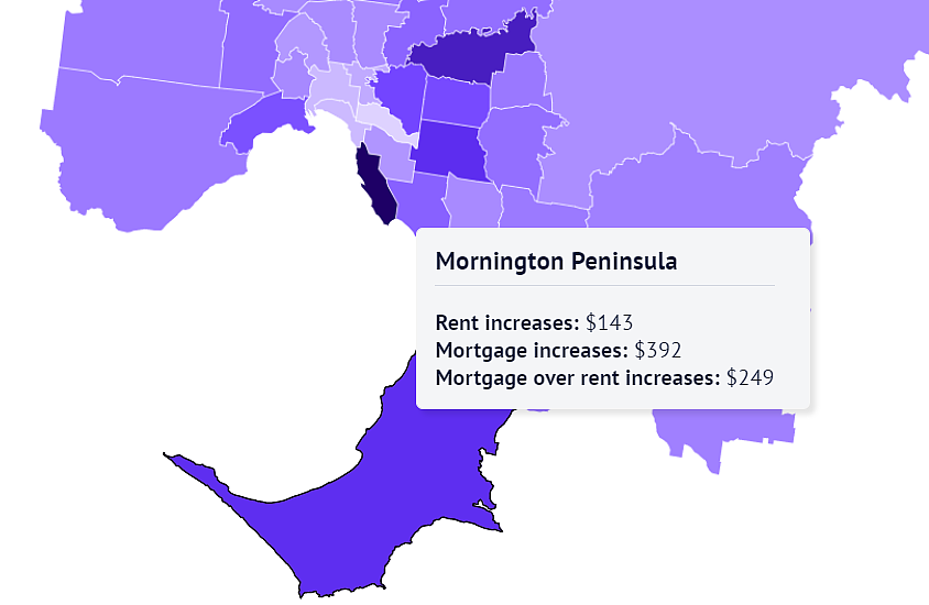 每周亏$412！墨尔本各区房贷涨幅 VS 租金涨幅，这几个区最惨（组图） - 5