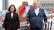赴立院演说，危地马拉总统直称“台湾共和国”（组图）