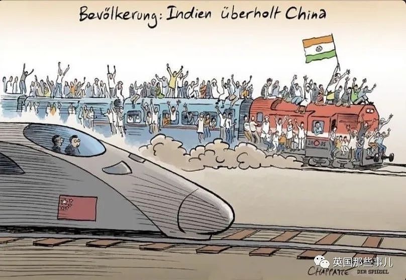 “印度人口本月超越中国“，德国媒体一幅漫画，惹怒了整个印度（组图） - 1