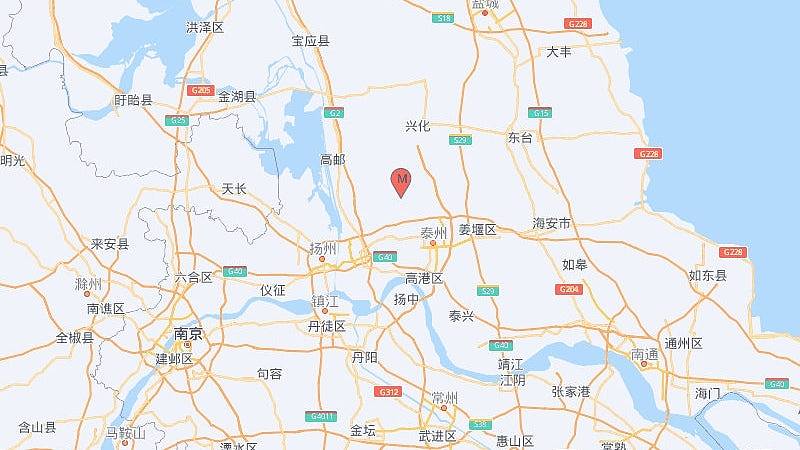 江苏扬州发生3.1级地震，震源深度11公里（图） - 1