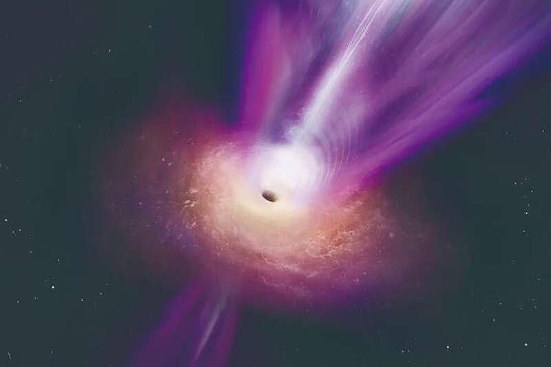 人类首张M87黑洞与喷流“全景”照片正式公布（组图） - 2