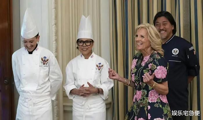韩国第一夫人出访美国，换装不停西装造型惊艳，白宫国宴菜单曝光（组图） - 11