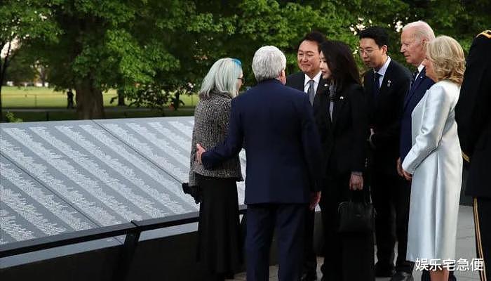 韩国第一夫人出访美国，换装不停西装造型惊艳，白宫国宴菜单曝光（组图） - 7