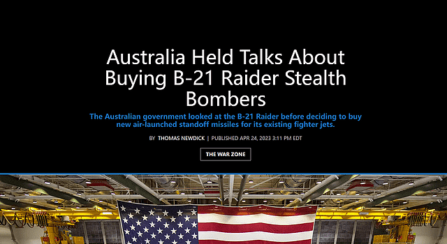澳洲要买美国B-21轰炸机！对周边国家威胁有多大（组图） - 1