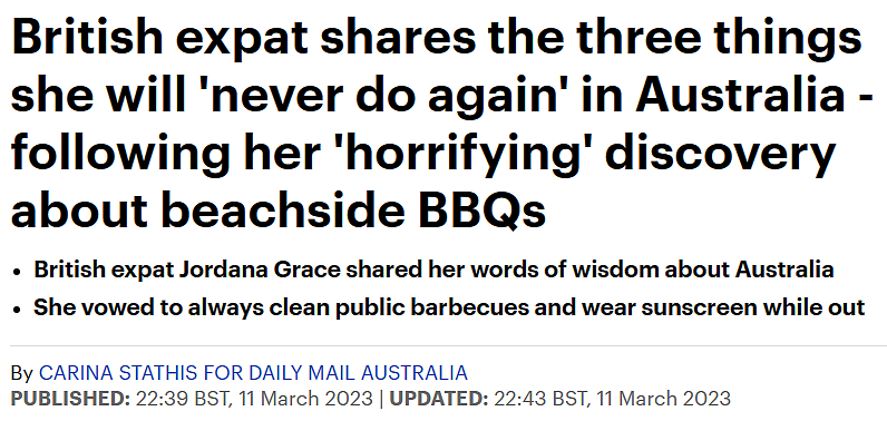 吐了！一名女子发现了澳洲公园里烧烤炉的“其他惊人用途，妈妈们千万别再直接用了...（组图） - 1