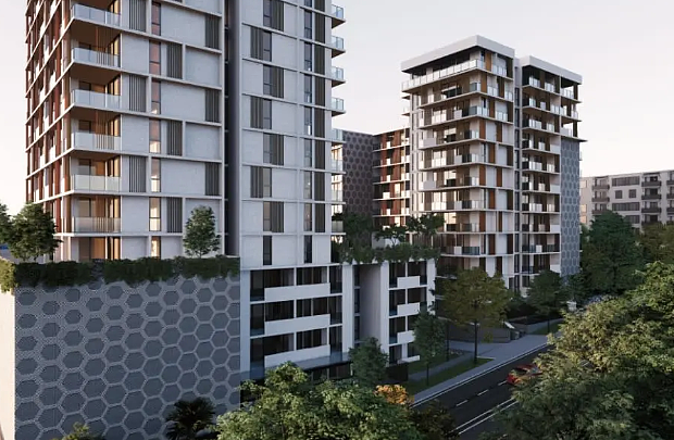 悉尼开发商提交变更申请，Gosford住宅项目升级双塔楼，拟建193套公寓（组图） - 1