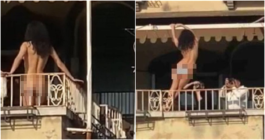裸体女模频现威尼斯！警方：别光顾着拍，报警啊（视频/组图） - 1