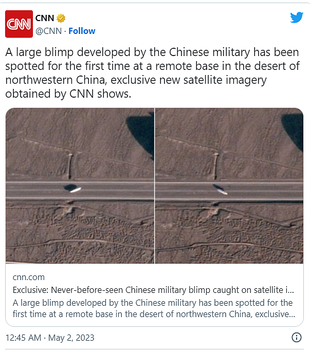 卫星照首曝：中国秘密开发“军用大型飞艇”！藏身偏远军事基地（组图） - 3