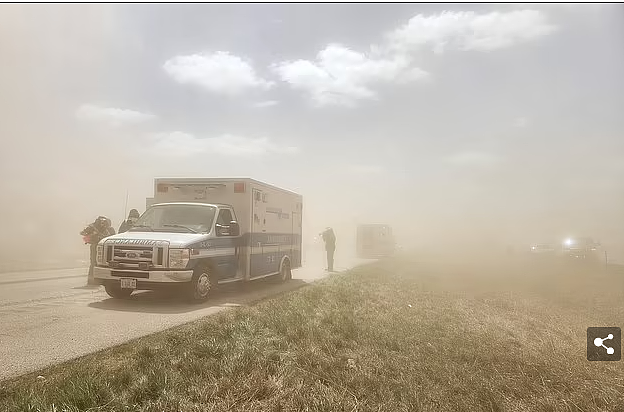 6死30伤！美国沙尘暴席卷公路致90车连环撞！甚有漏油，现场爆炸；遇难者家属崩溃（视频/组图） - 11
