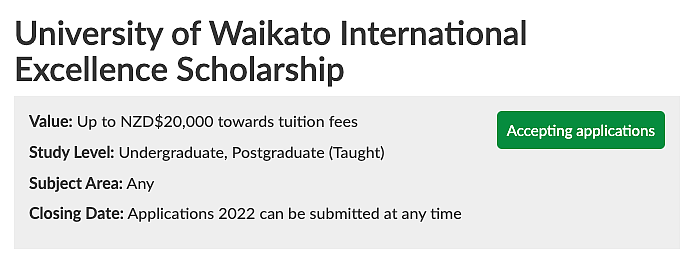新西兰留学生设立的奖学金出炉啦，最高两万纽！（组图） - 3