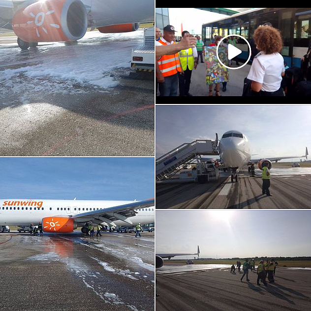 加国飞机坠机与皮卡车相撞，当场起火！残骸烧焦碎满地，机场围栏被撞烂（组图） - 18