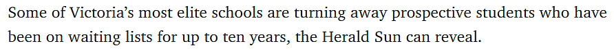 澳媒曝光！排队10年居然也被拒！维州23所顶级私校闯入“全澳百强”（组图） - 8