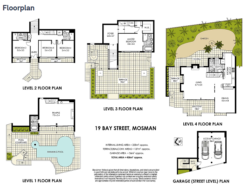 悉尼Mosman顶级富人区，4层4房奢华别墅带有超大露台，无敌海景尽收眼底，现已上市，机会难得（组图） - 22
