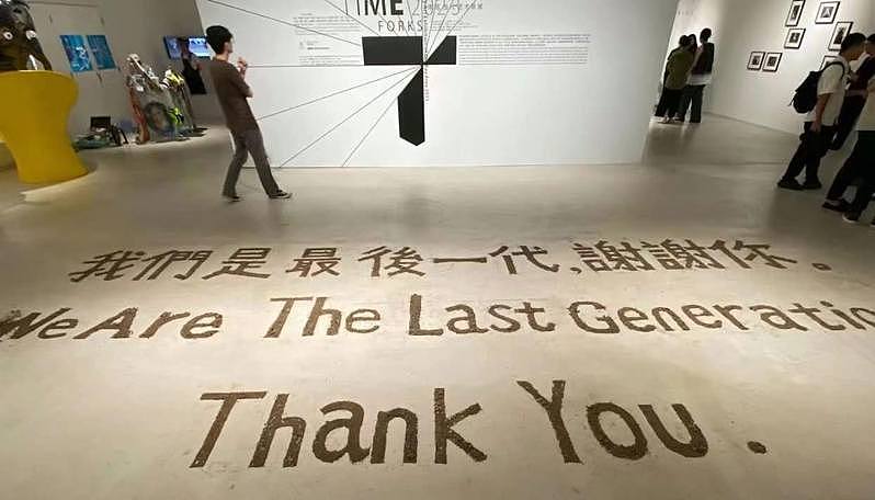 中国展览才开幕突闭馆，作品“我们是最后一代”疑触红线（组图） - 1