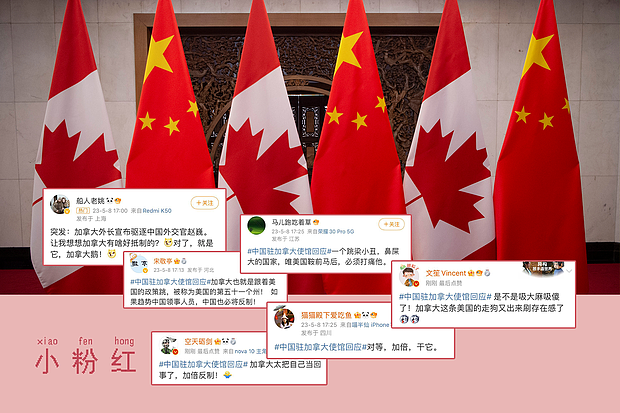 中国外交官被逐，小粉红“出征”呼吁抵制加拿大（图） - 1
