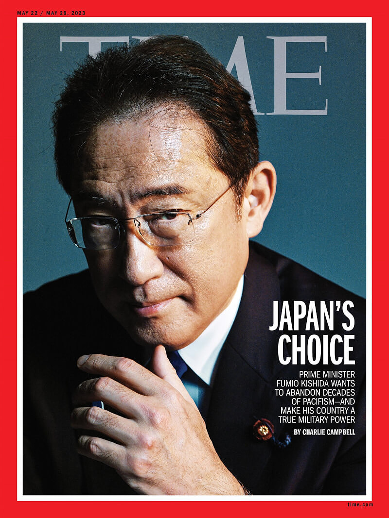 日本首相岸田文雄将登时代杂志封面！内文称日本盼在全球扮演更坚定角色（图） - 1