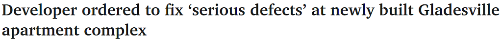 悉尼新建公寓楼存“严重缺陷”，开发商遭勒令限时3个月整改（组图） - 1