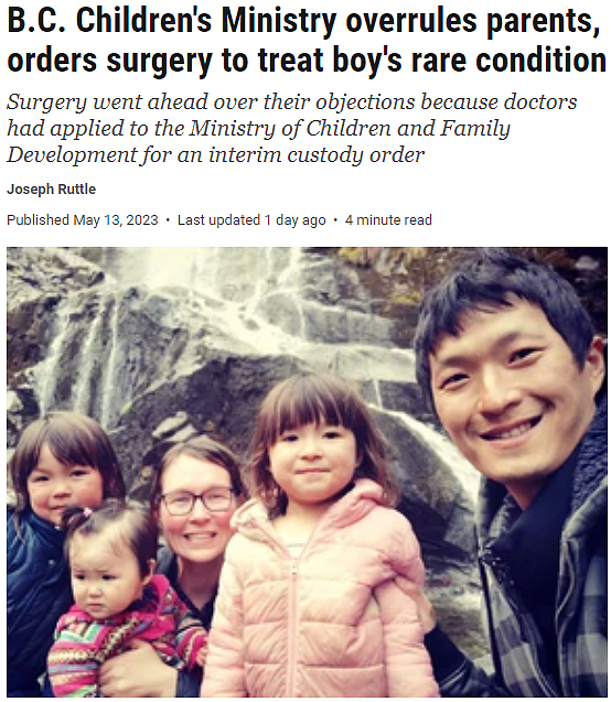 天理何在？加拿大华裔父亲怒了：医院强行给1岁儿子气管切开，还夺走他的监护权（组图） - 1