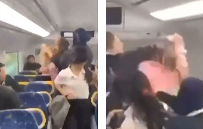 悉尼两名女学生与一名乘客火车上互殴！悉尼中学重启强制口罩令，澳洲总理惊曝离婚细节（组图） - 4