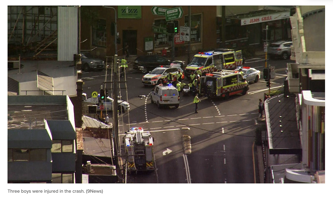 现场曝光！悉尼3名私校学生被撞飞，1人腿骨骨折！而18岁的肇事司机，竟然扬长而去...（组图） - 7