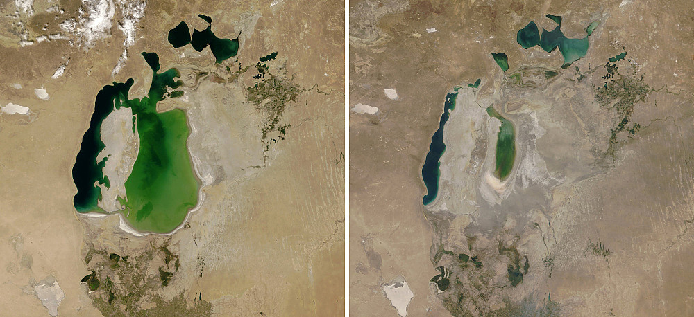 全球大型湖泊水库近30年大幅缩水！年均净减少约220亿吨（组图） - 17