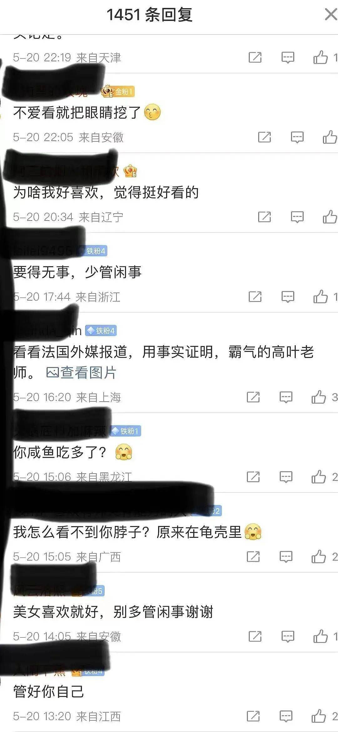 高叶翻车！回怼素人嘲讽对方生活不好，网友：真当自己是大嫂了（组图） - 10