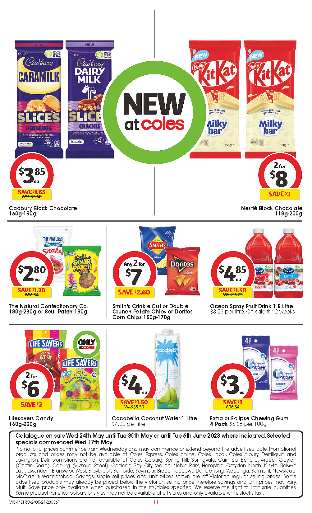 Coles 5月24日-5月30日折扣，虾饺、猪肉饺、鱿鱼条半价（组图） - 11