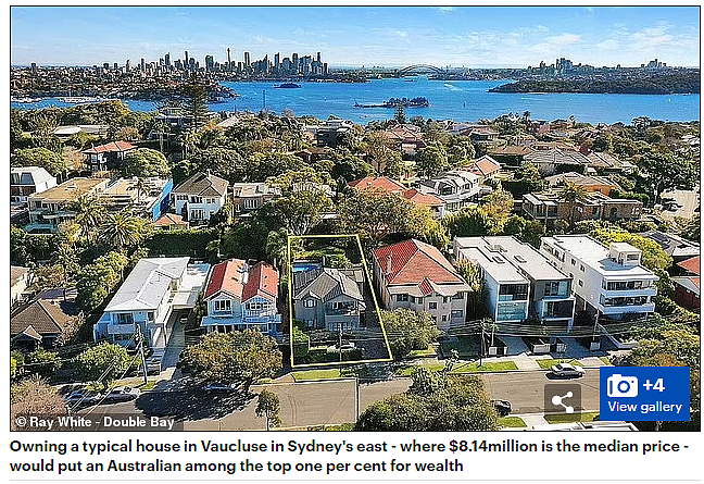 年入多少能跻身澳最富10%？悉尼有房就是全球精英（组图） - 2