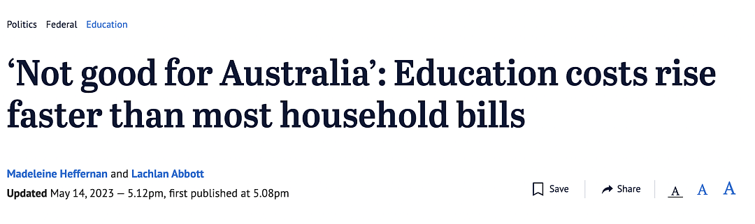 晴天霹雳！澳洲教育费用飙升185%，超越其它家庭支出，妈妈们的钱包更瘦了...（组图） - 4