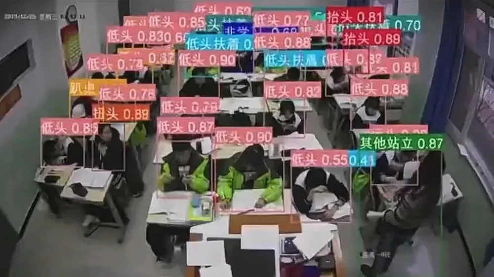 中国教室监视器画面长这样！网友：原来是监狱还以为是学校（组图） - 2