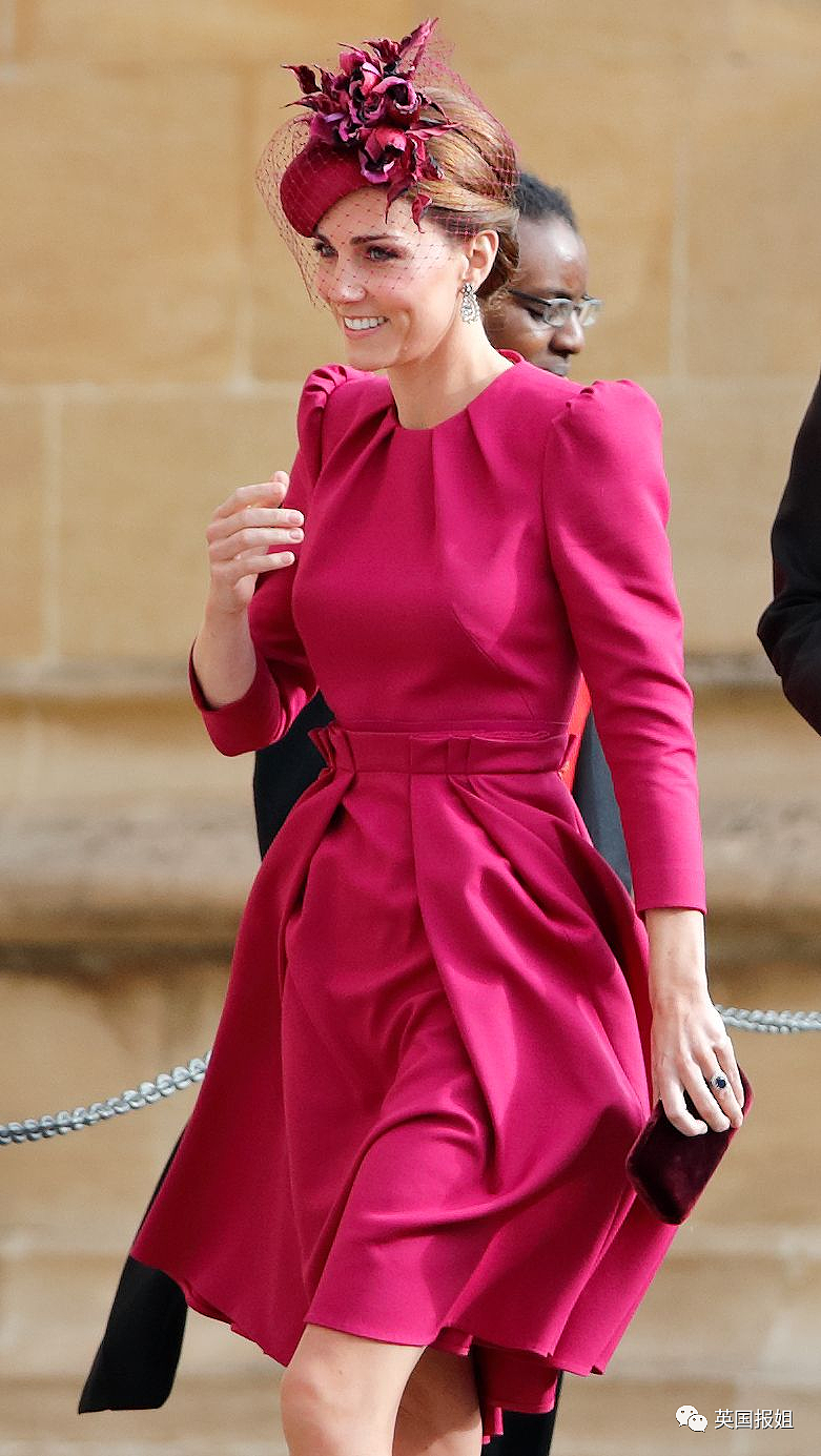 凯特王妃变身“真人芭比”惊艳全网！穿超粉嫩套装亮相，最灾难的颜色竟然被她拿捏了（组图） - 11