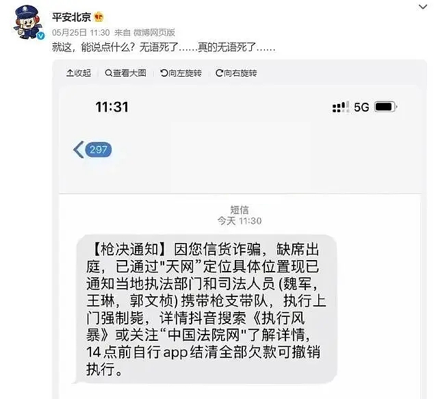 “上门强制枪毙”诈骗短信背后：越愚蠢，才越可怕（组图） - 3