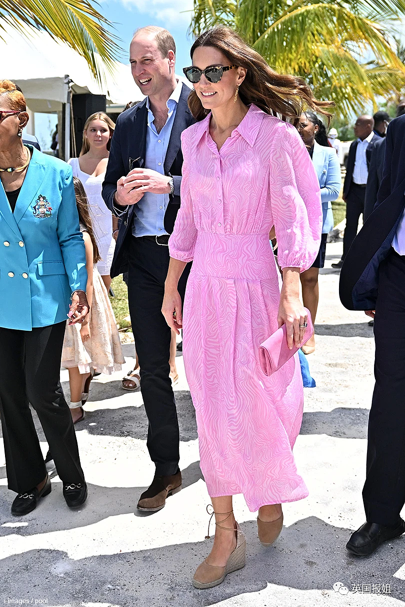 凯特王妃变身“真人芭比”惊艳全网！穿超粉嫩套装亮相，最灾难的颜色竟然被她拿捏了（组图） - 17