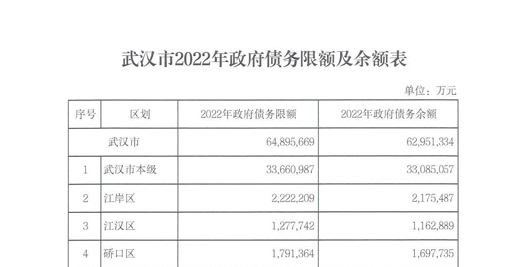 中国地方债务危机恶化，武汉财政局罕见向259家公司公开催债（组图） - 4