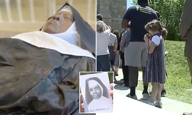 95岁修女去世4年后遗体不腐坏，被称神迹，数万美国人带孩参观（组图） - 1