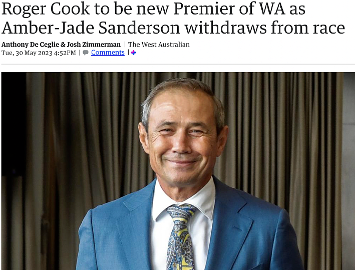 重磅！西澳新任州长是他，前几天刚当众对中国“表白”（组图） - 1