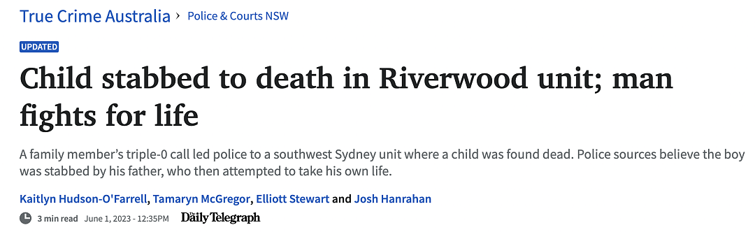 悉尼突发重大悲剧，3岁小孩惨死家中！真凶让所有人大吃一惊...（组图） - 4