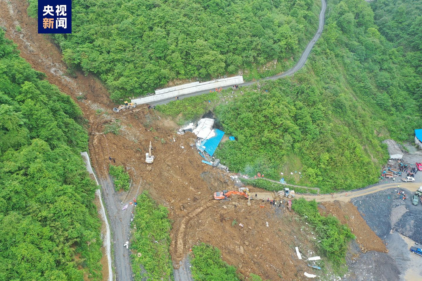 四川乐山国有林场发生高位山体塌方，19人遇难（组图） - 3